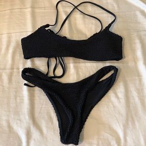 Black bathing suit